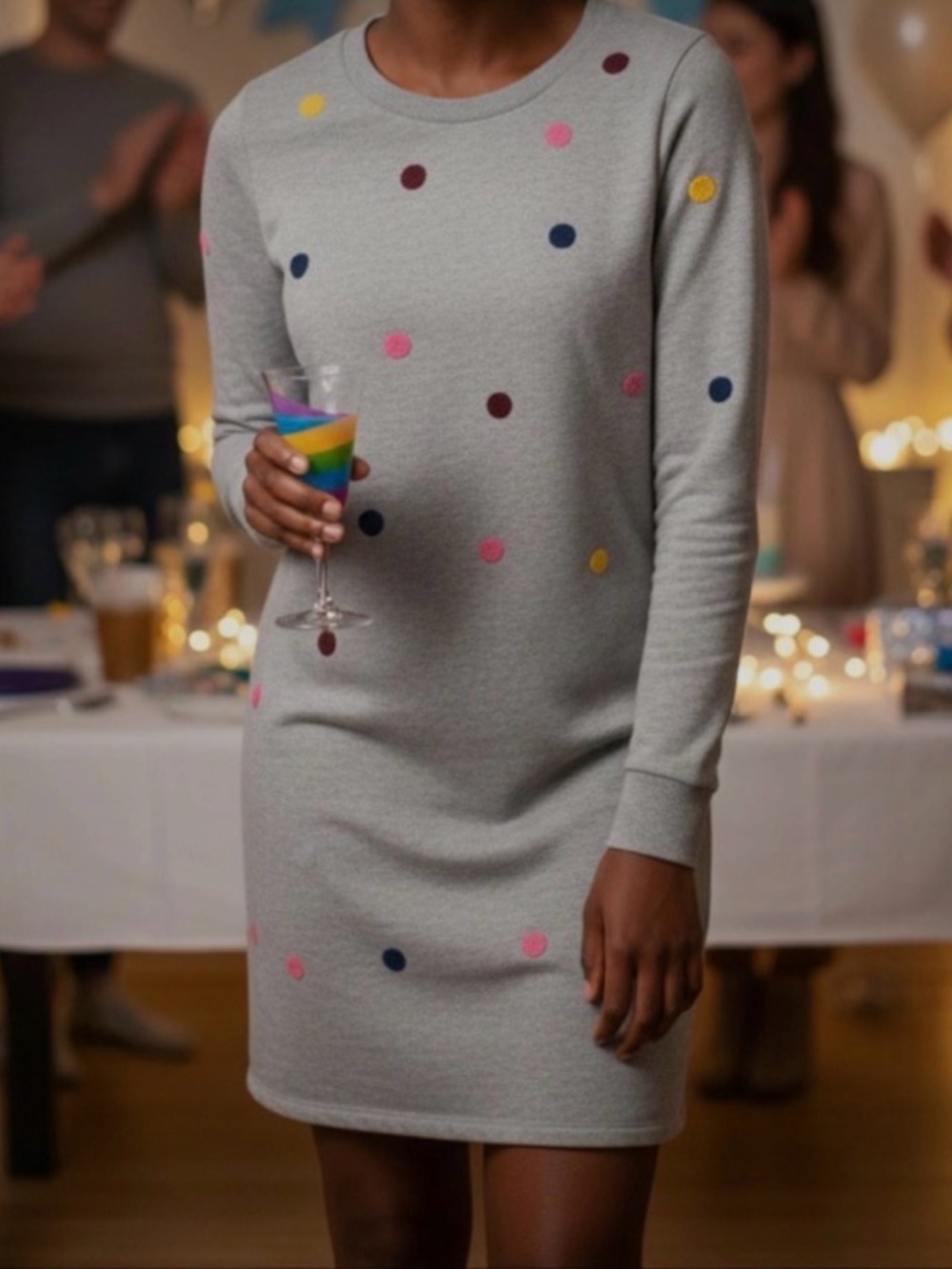 BODEN KNIT sweatshirt dress WOMEN’S size 6 small